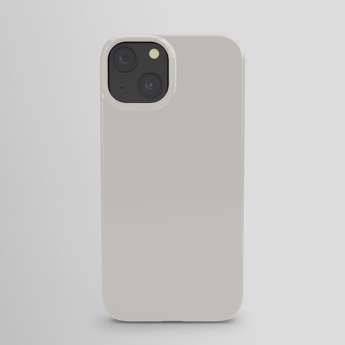 Sherwin Williams Trending Colors of 2019 Origami White (Off White) SW 7636 Solid Color iPhone Case