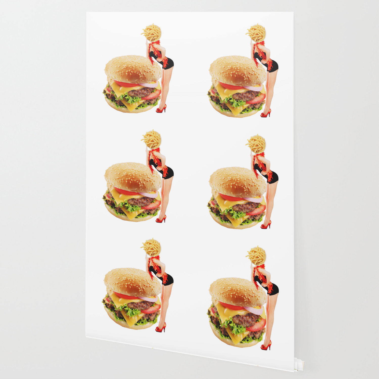 It S A Burger Wallpaper By Reesea Society6