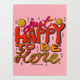 Happy To Be Here Poster