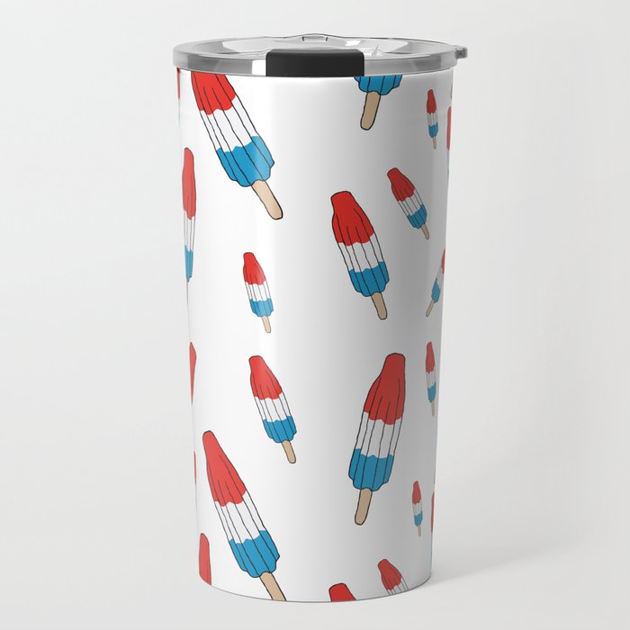 Bomb Pops Ice Cream Pattern Travel Mug