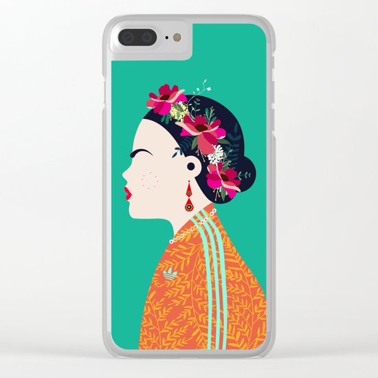 frida kahlo Clear iPhone Case