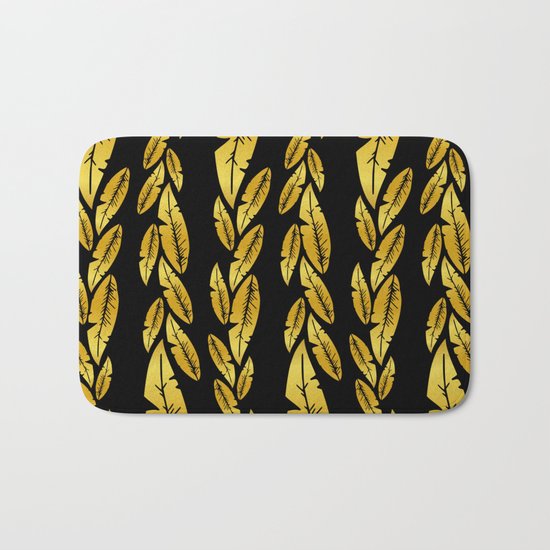 Golden foliage Bath Mat