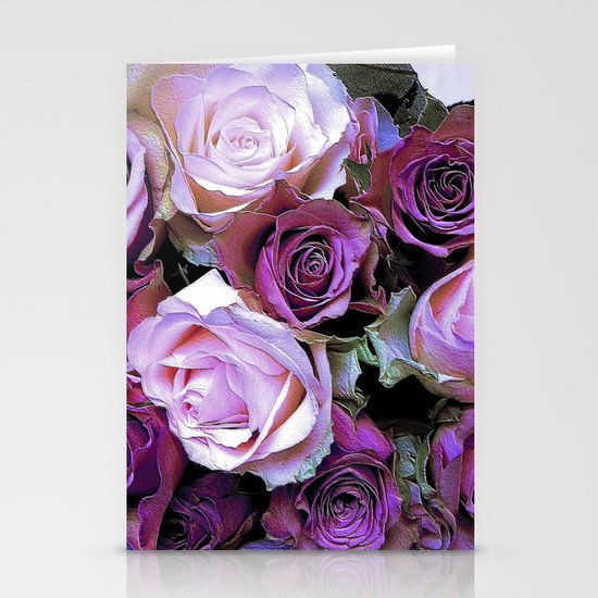 Romantic Roses Stationery Cards