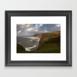 Rhossili Bay Gower Framed Art Print