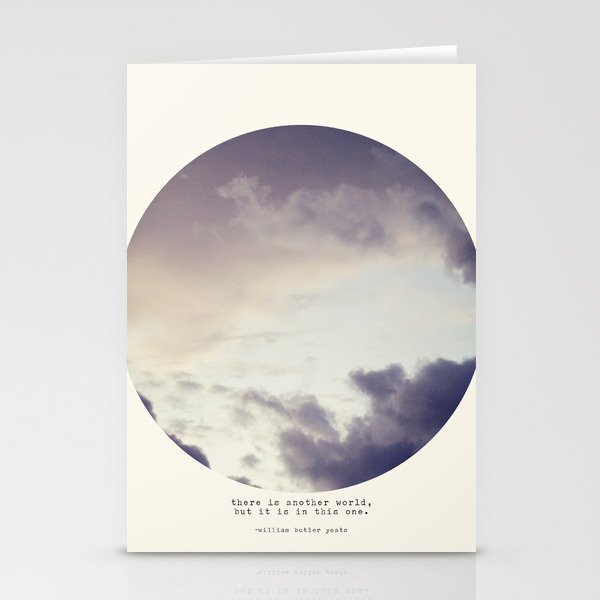 Circle Print Series - There Is Another World Stationery Cards
