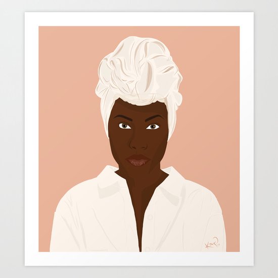 Nola Darling Art Print By Feelslikeaugust Society6