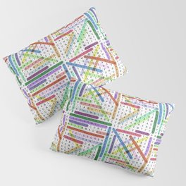 Vintage Word Search Pillow Sham