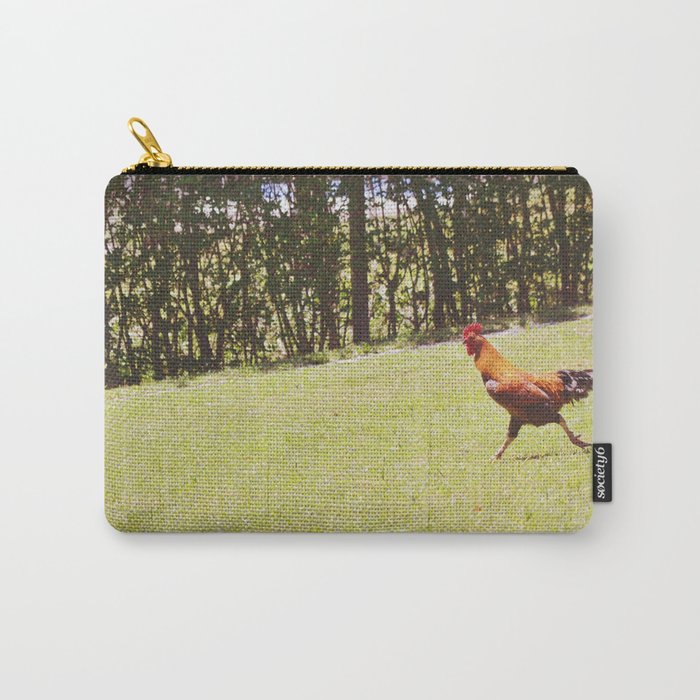 Chicken Running | Rural Countryside Style of Decor Carry-All Pouch