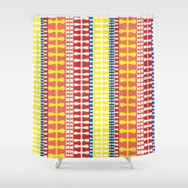  Orla Keily inspired Mid-century design Shower Curtain