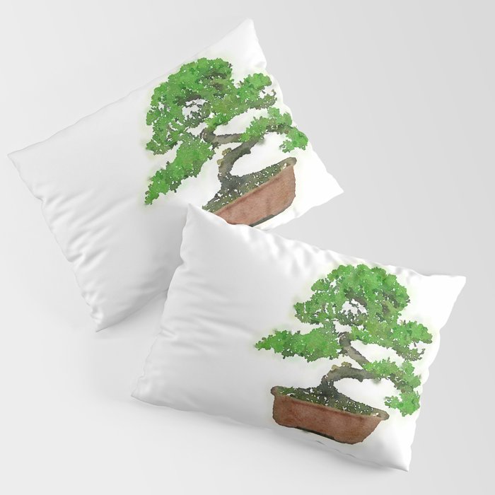 Japanese Bonsai Tree Pillow Sham