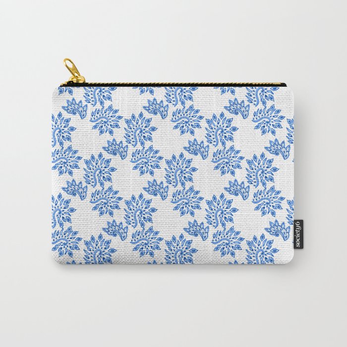 Watercolor Paisley Pattern Carry-All Pouch