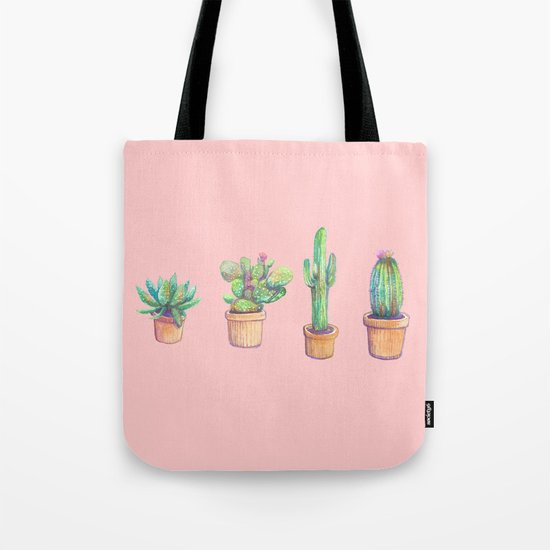 four cactus Tote Bag