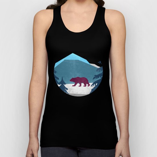 Bear pride walk Unisex Tank Top