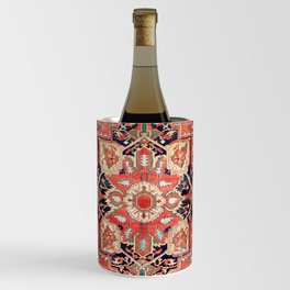 Heriz Azerbaijan Northwest Persian Rug Print Wine Chiller
