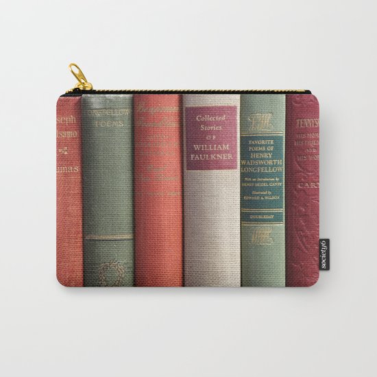 Old Books - Square Carry-All Pouch