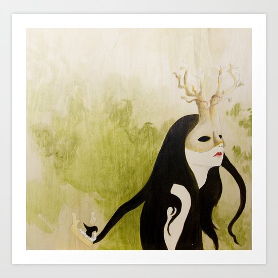 The Husband Eater (painting) Art Print