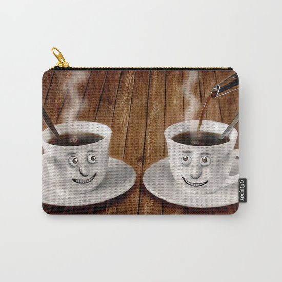 Hot Coffee Time in the Kitchen Carry-All Pouch