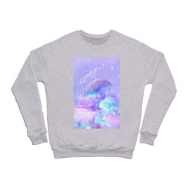 DREAMER Iridescent Planet Crewneck Sweatshirt