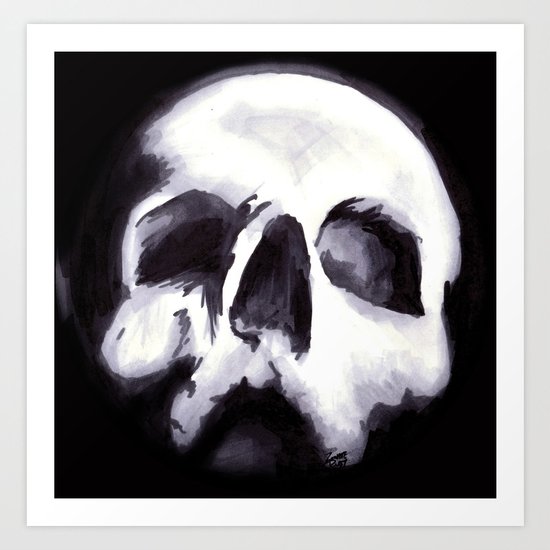 Bones II Art Print