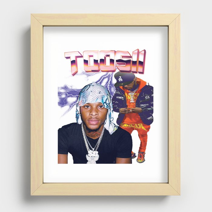 toosii rap Recessed Framed Print