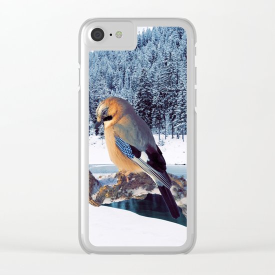 Winter Moments Clear iPhone Case
