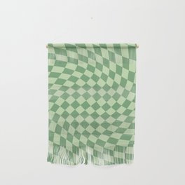 Forest Green Check Wall Hanging