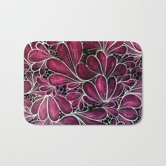 Funny Flowers Bath Mat