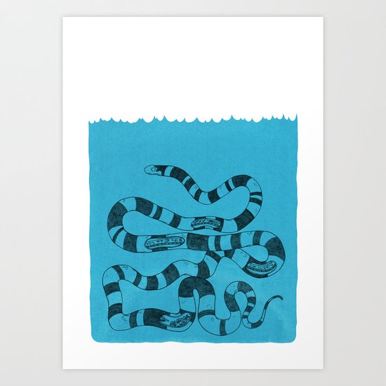 Snake Art Print
