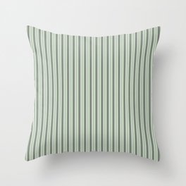 Sage Green Grey Stripes Throw Pillow | Modernism, Greybeige, Maximalist, Olivegreen, Abstract, Stripes, Summerspring, Contemporary, Digitalart, Subtledesign 