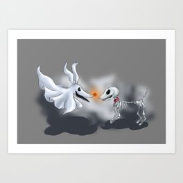 Zero and Scarps Art Print