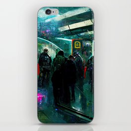Cyberpunk Subway iPhone Skin