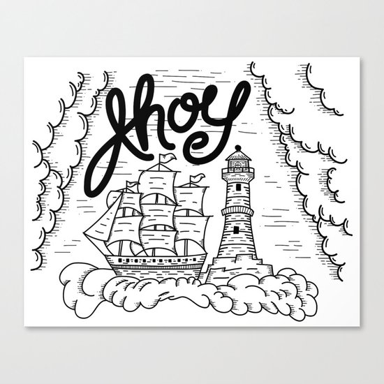 Ahoy! Canvas Print