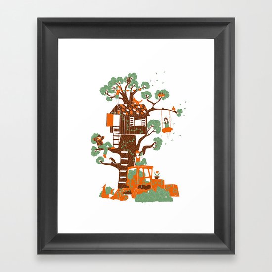 Mon arbre Framed Art Print