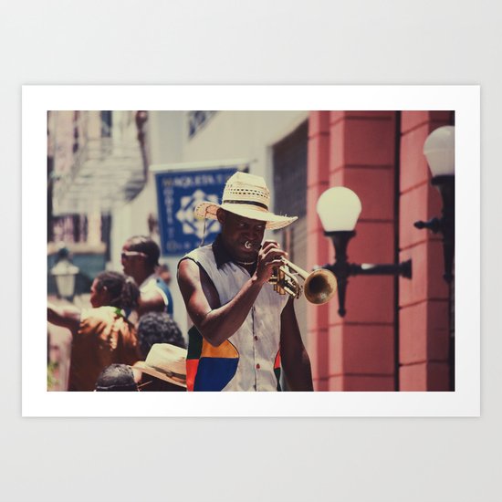trumpeter Art Print