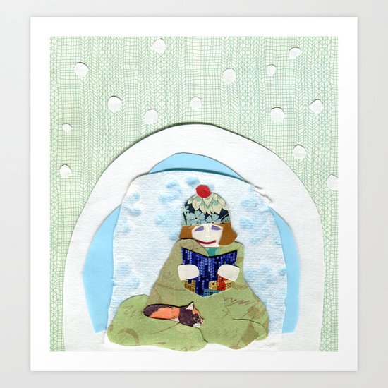 Happy Igloo Art Print