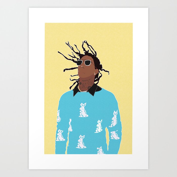 Young Thug Art Print By Barneyrobble Society6