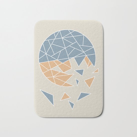 DISASTER (abstract geometric) Bath Mat