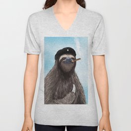 El Sloth  V Neck T Shirt