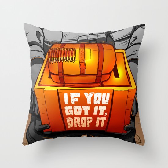 Drop It Throw Pillow