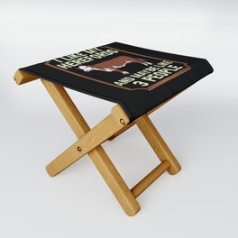 Hereford Cow Cattle Bull Beef Farm Folding Stool