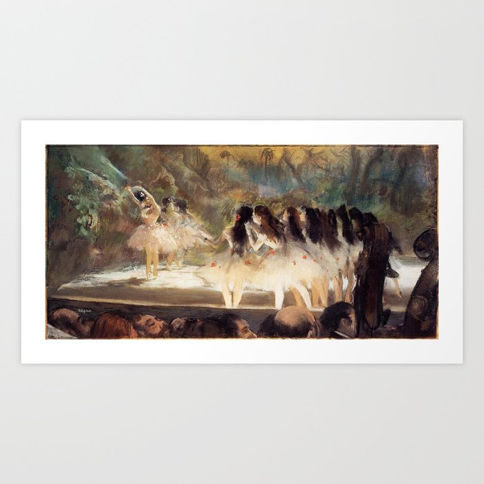 Ballet At The Paris Op Ra 1877 78 By Edgar Degas | Reproduction | Famous French Painter Art Print