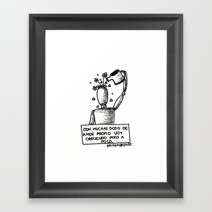 Amor Propio Framed Art Print