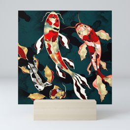 Metallic Koi Mini Art Print