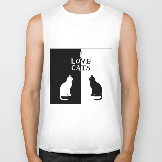 OPPOSITES LOVE: CATS Biker Tank