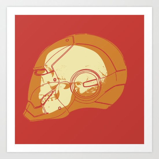 Shell Head Art Print