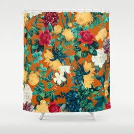 Orange Shower Curtains Society6
