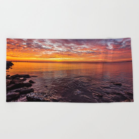 Every Moment Matters Beach Towel