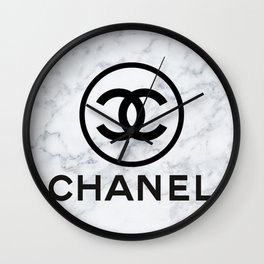 marble logo Wall Clock