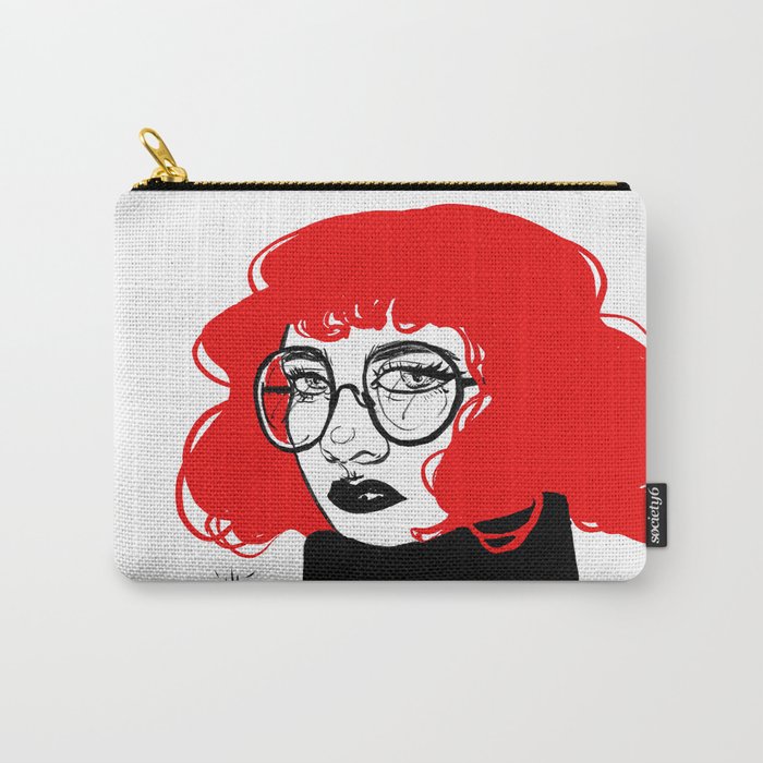 Red Hair Carry-All Pouch