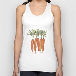 Carrots Watercolor Unisex Tank Top